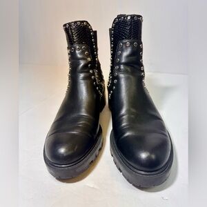 Zara Studded Chelsea Boots Size Us 8 UK 39